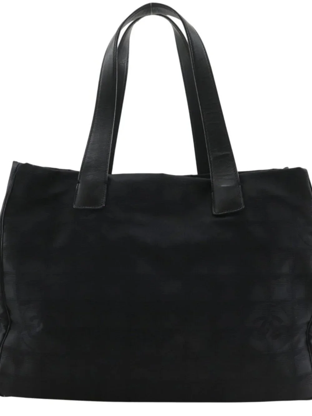 CHANEL New Travel Line Tote MM Tote Bag A15991 black Nylon canvas Women - Picture 1 of 16